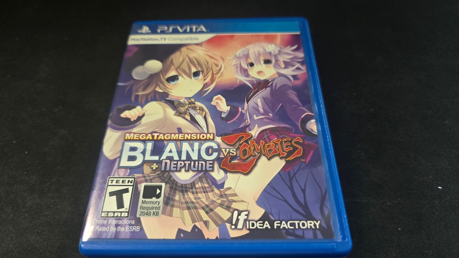 MegaTagmension Blanc + Neptune VS Zombies Sony Playstation PS Vita NRMT CIB!