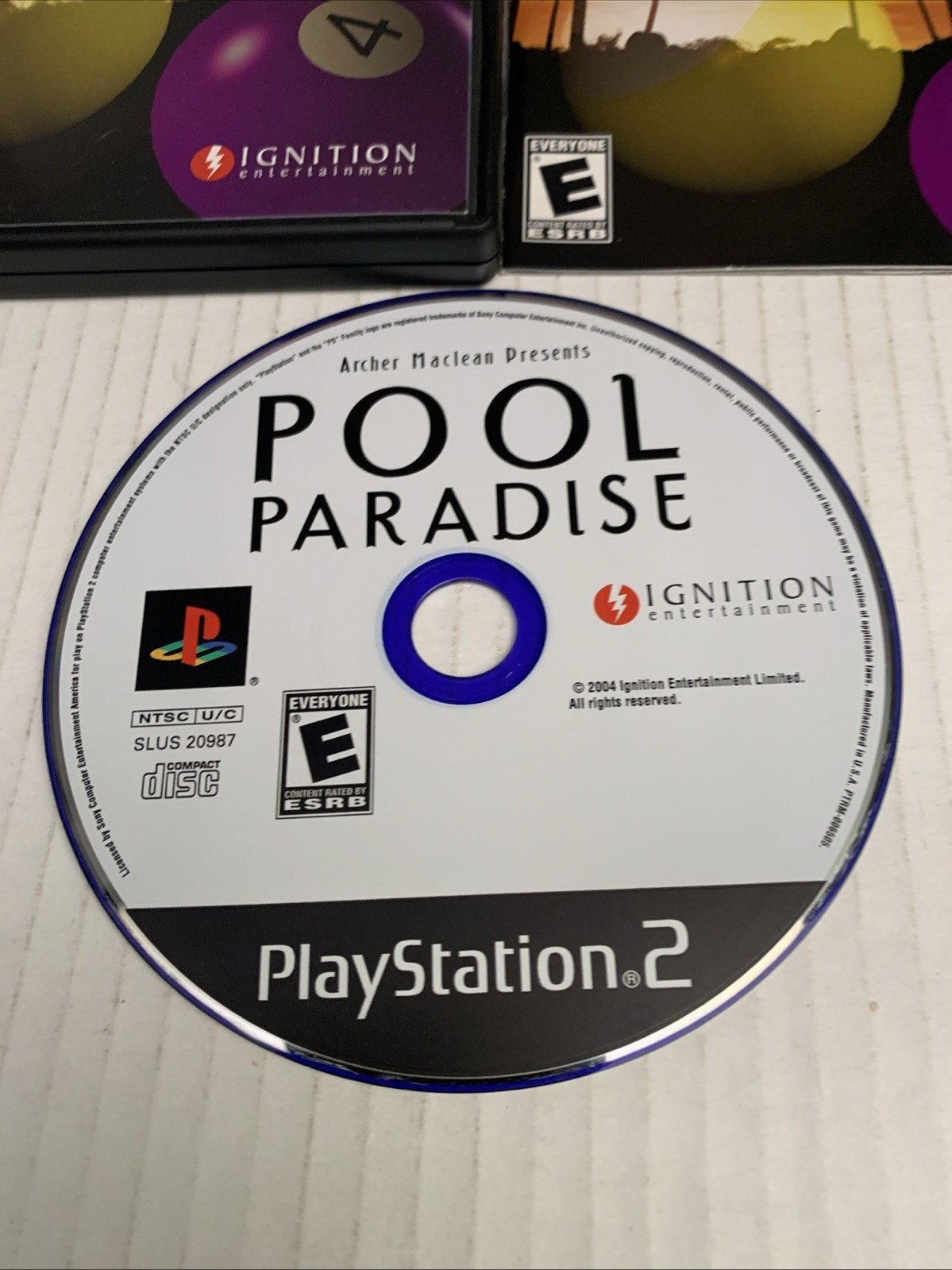 Pool Paradise (Sony PlayStation 2, 2004) Complete See Pics More Games In Store