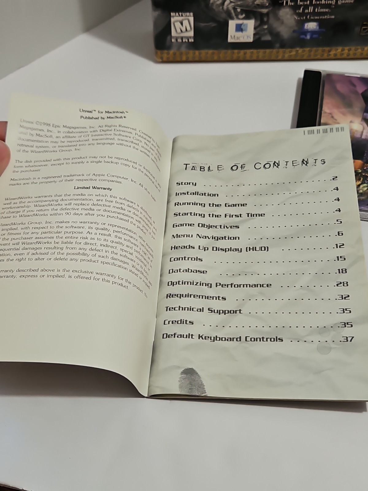 Unreal PC Mac Big Box Game Complete With Strategy Guide Book