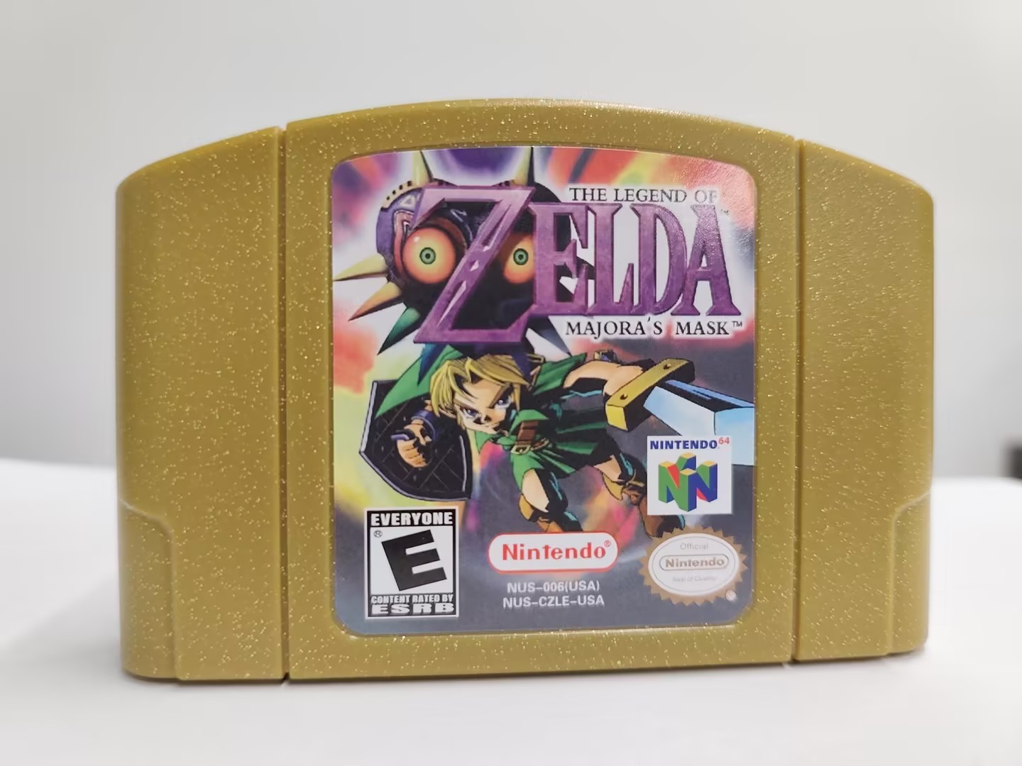 Legend of Zelda Majora’s Mask Nintendo 64 N64 Holographic Collector’s Edition
