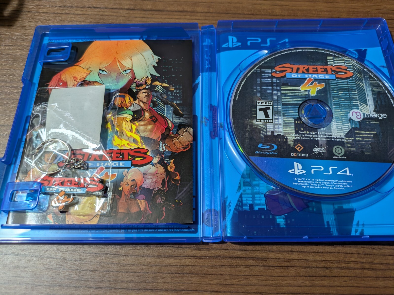 PS4 2 game lot Sonic Mania Streets of Rage 4 Sega Dotemu