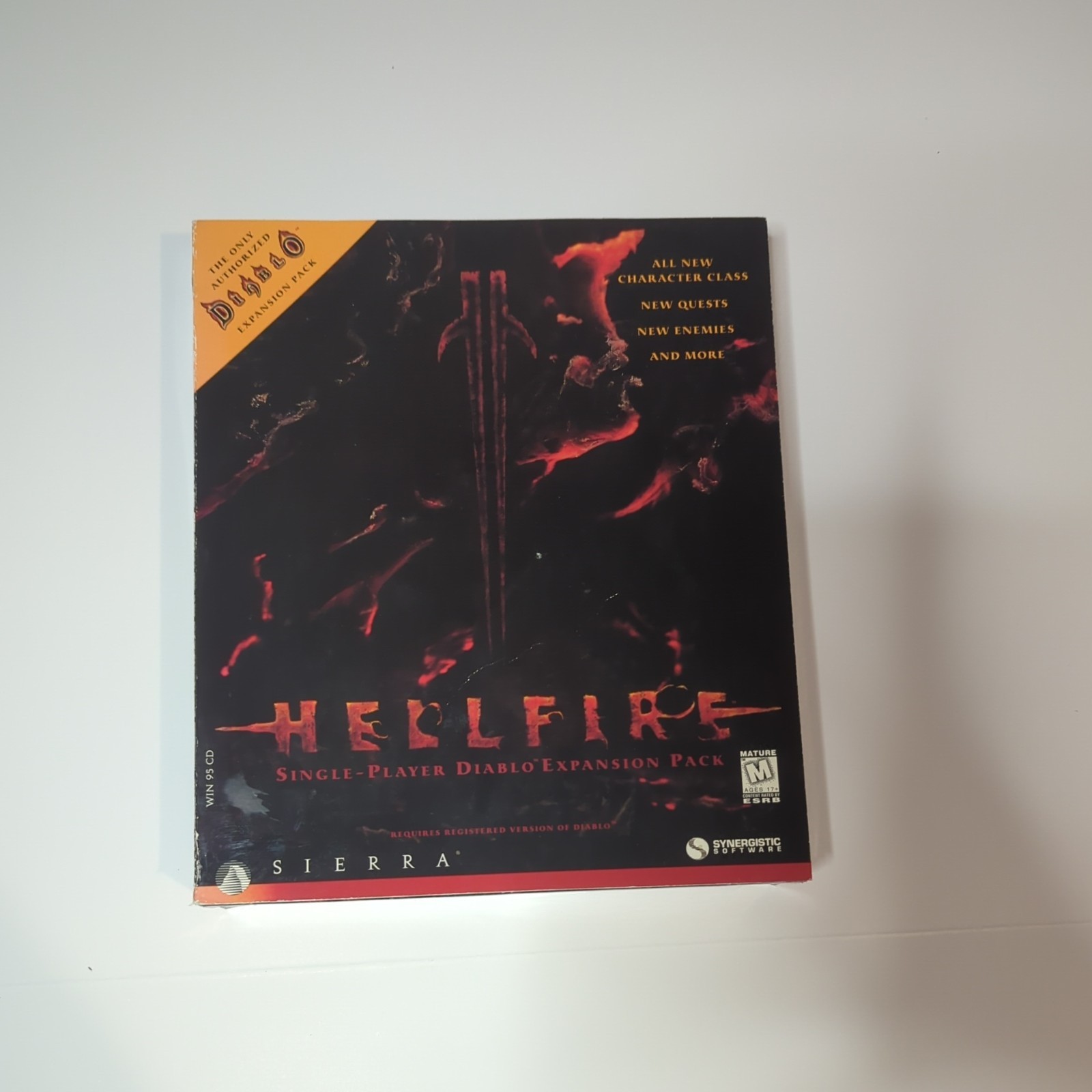 HELLFIRE Diablo Expansion PC Game New / Factory-Sealed Box