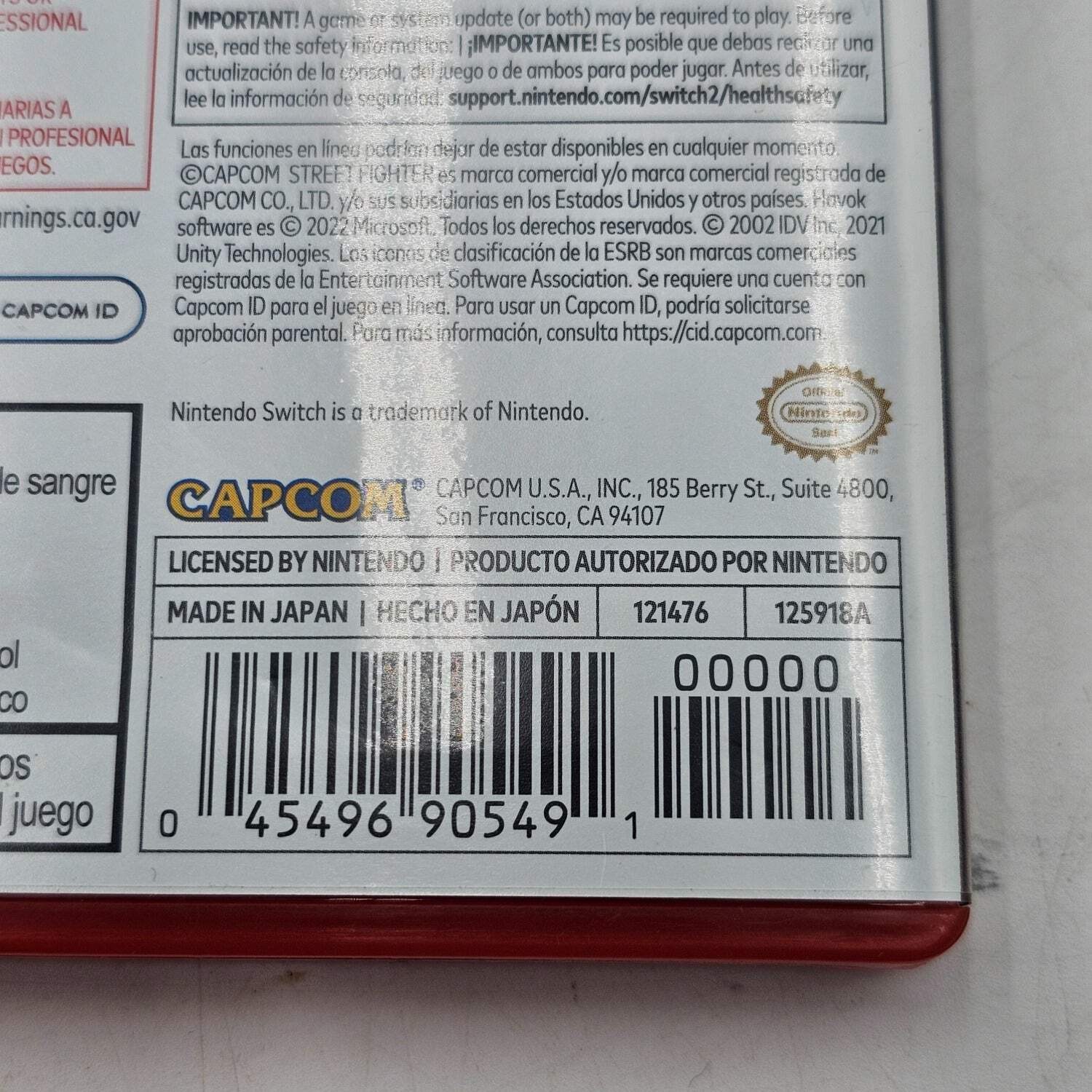 Street Fighter 6: Years 1-2 Fighters Edition (Nintendo Switch 2, 2025)