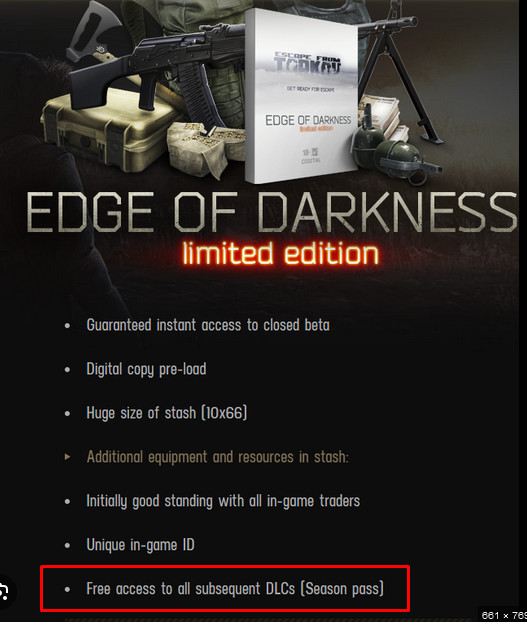 Escape From Tarkov EOD Account Global Region