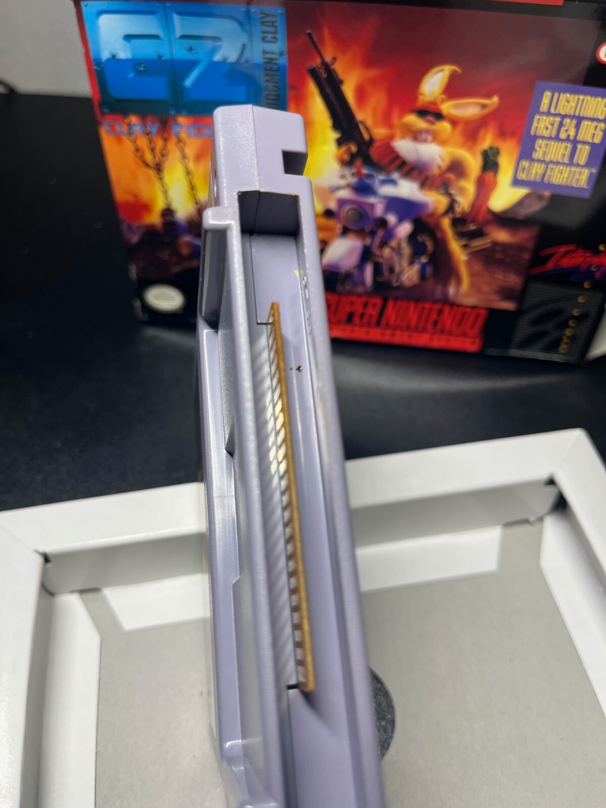 C2: Judgment Clay (Super Nintendo Entertainment System, 1994) Box + Game