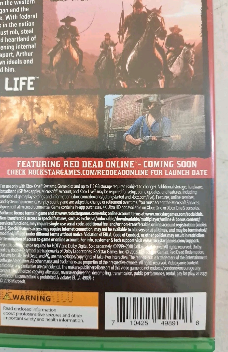 Red Dead Redemption 2 – Microsoft Xbox One