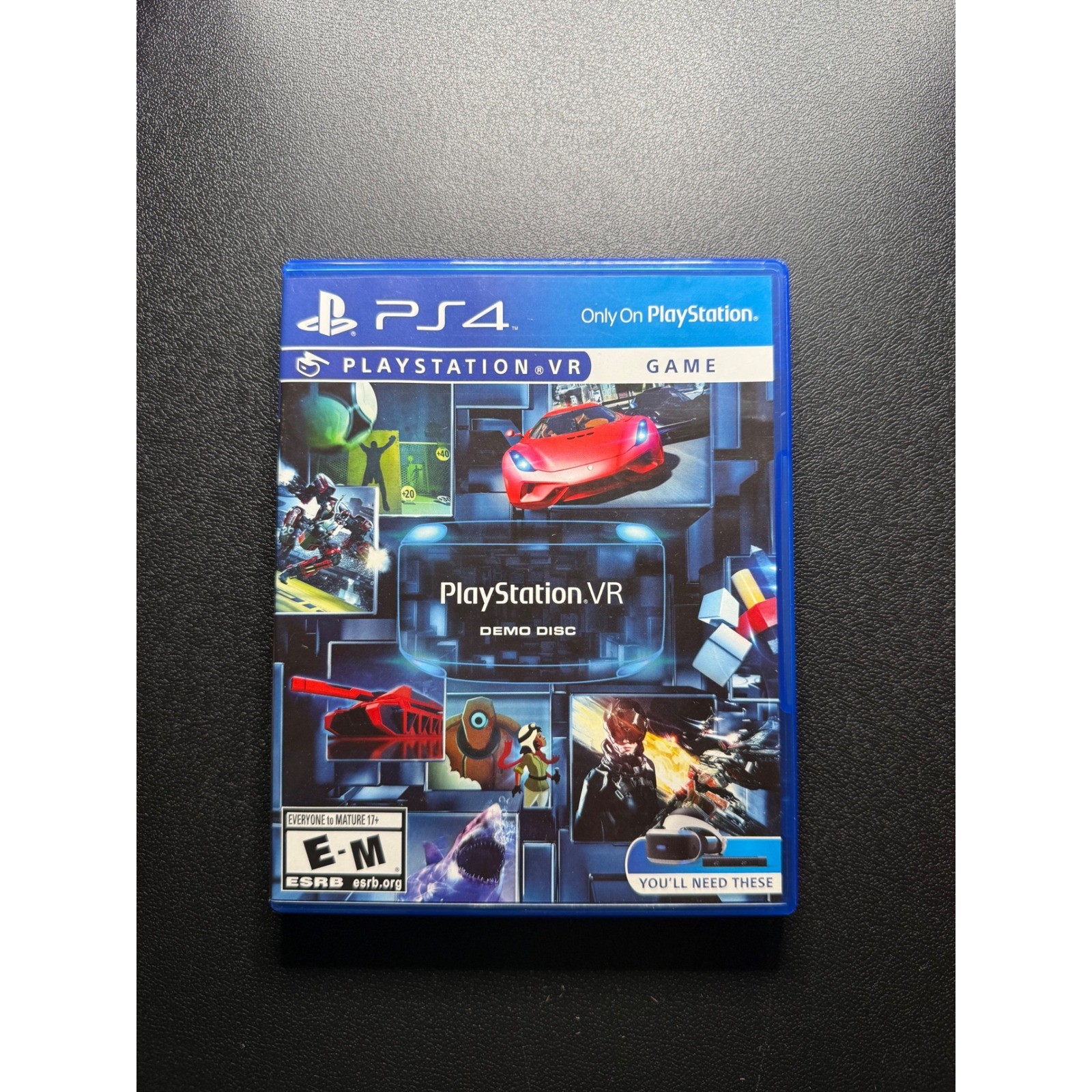 Sony PlayStation VR Demo Disc PS4 PSVR Physical Disc Compilation