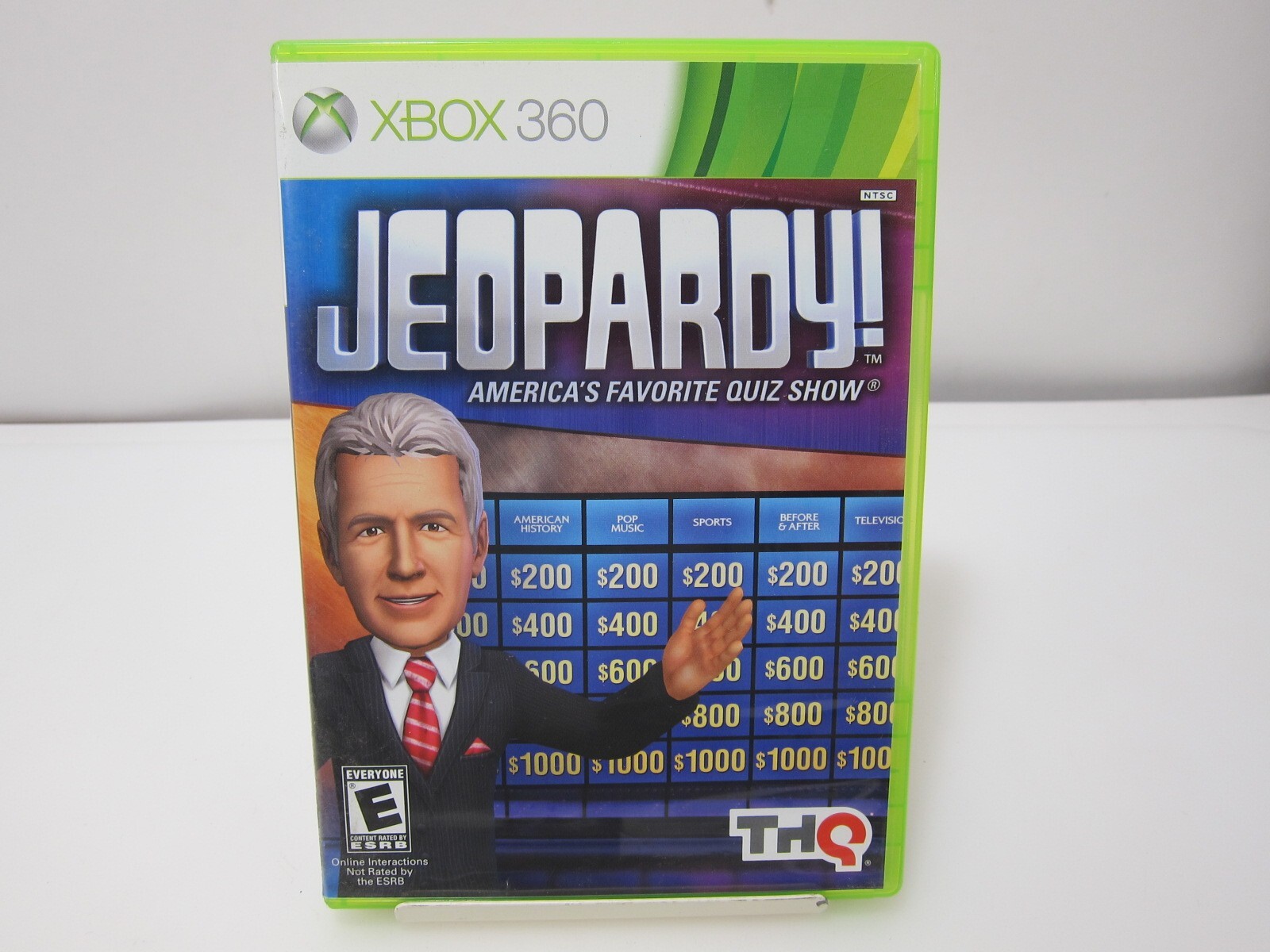 Jeopardy (Microsoft Xbox 360, 2012) Complete CIB w/Manual – CLEAN DISC VGC!