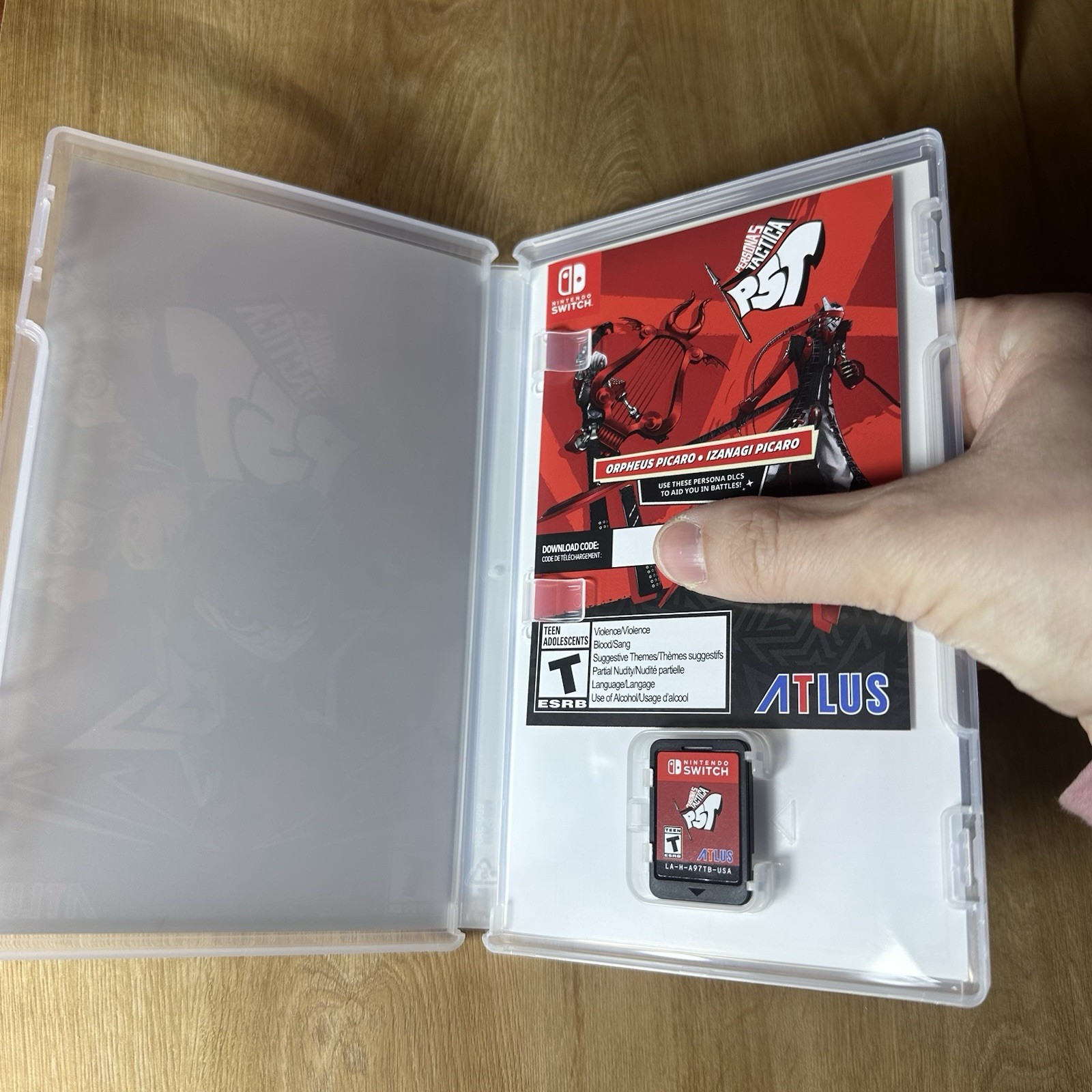 Persona 5 Tactica PST Nintendo Switch Atlus Video Game Tactical Combat RPG