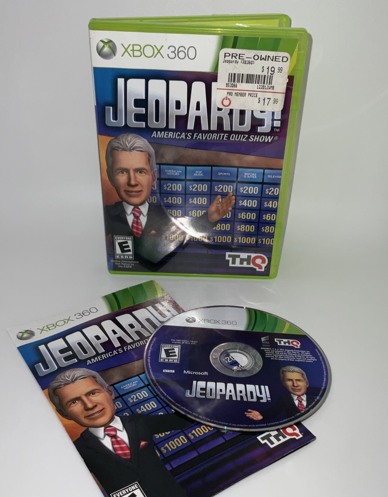 Jeopardy (Microsoft Xbox 360, 2012). CIB Tested Fast Shipping