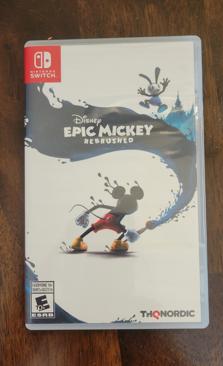 THQ Nordic Disney Epic Mickey: Rebrushed Nintendo Switch w/ Case, E10+