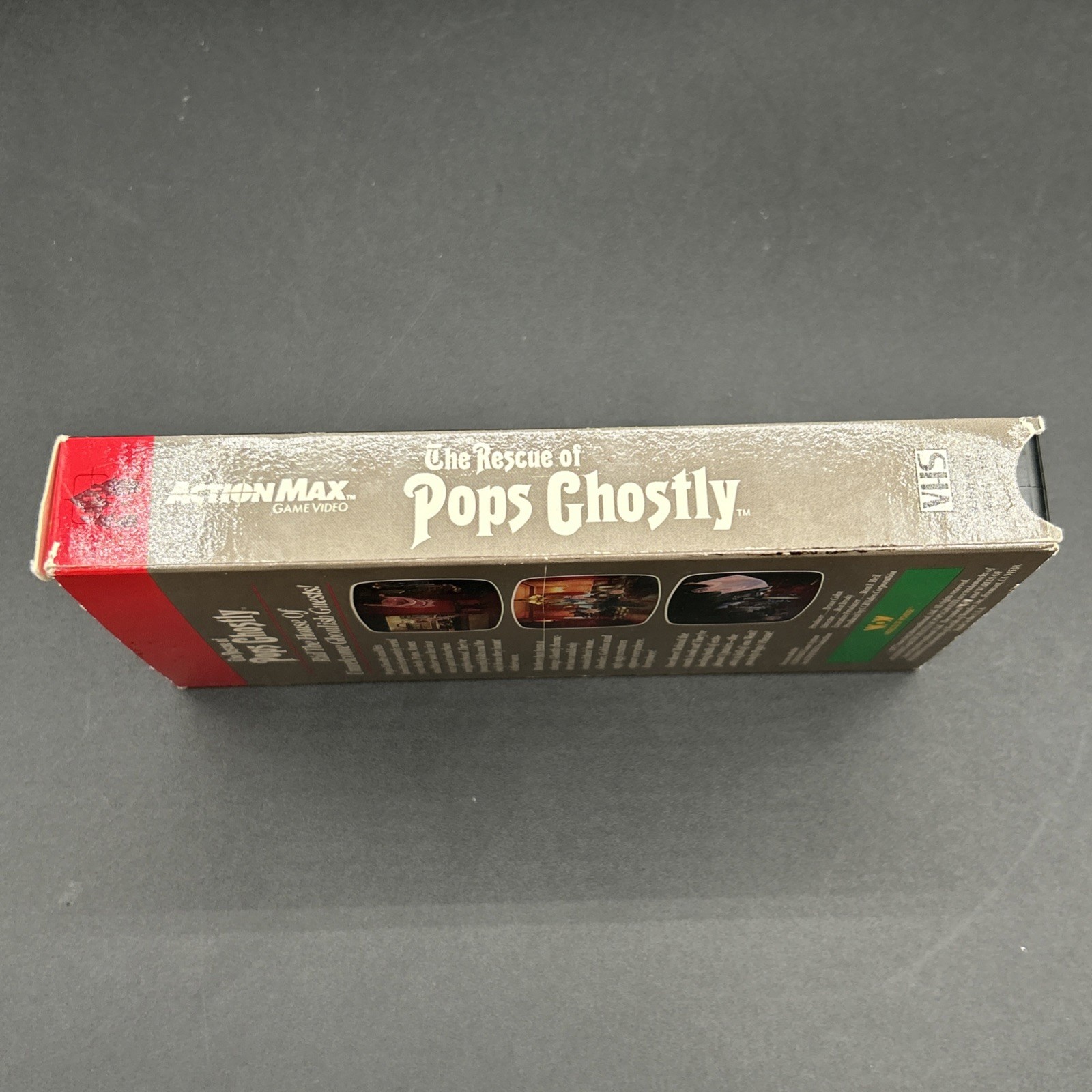 Action Max Pops Ghostly VHS Game Worlds of Wonder