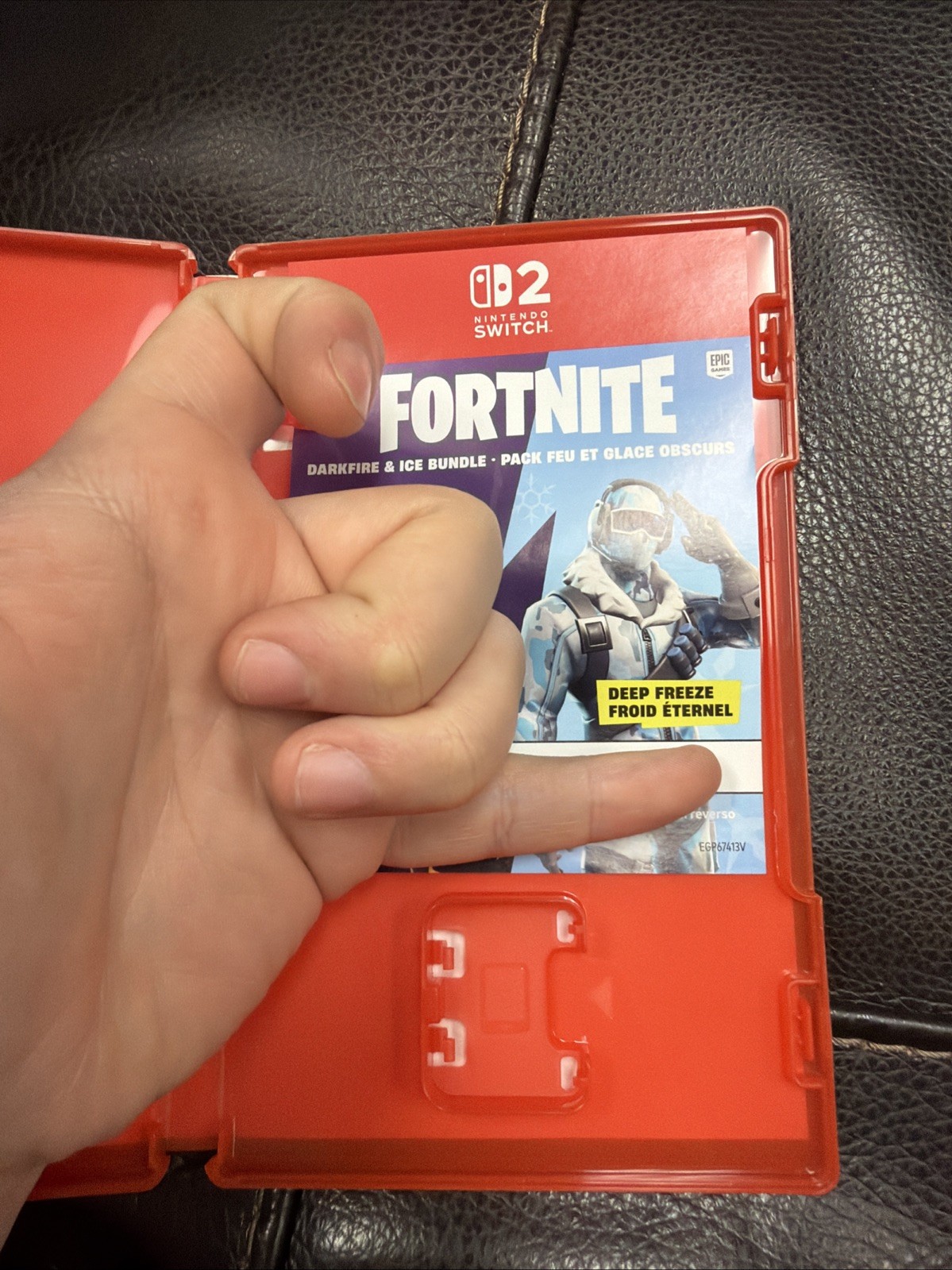 Nintendo Fortnite Darkfire & Ice Bundle Switch 2 DLC Expansion Pack Open Box