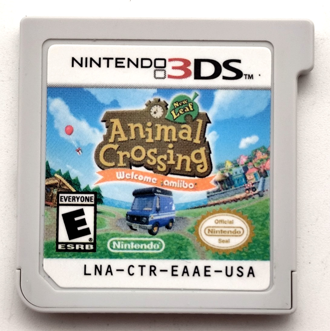 Animal Crossing New Leaf Welcome Amiibo (Nintendo 3DS, 2016) *Cart Only* Tested!