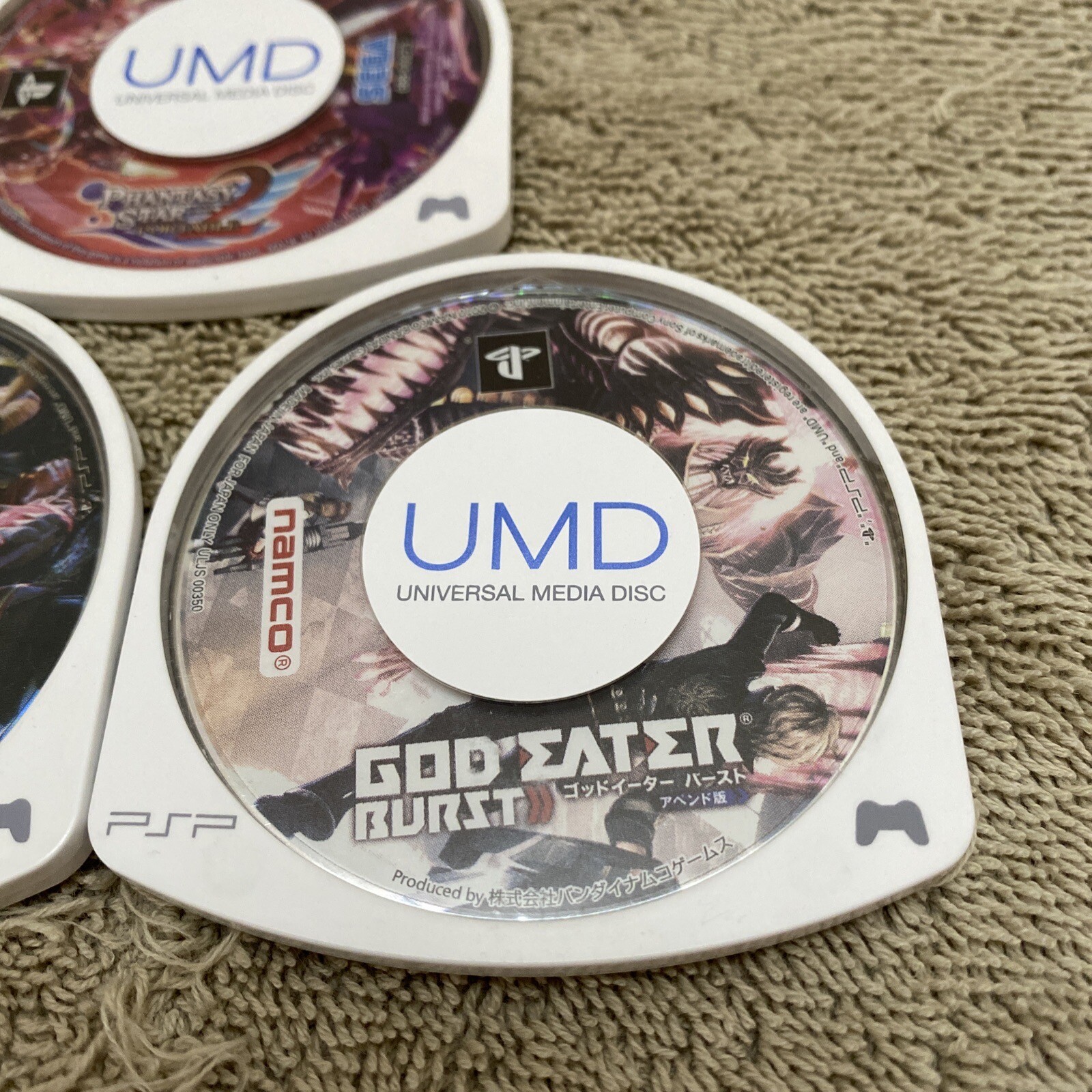 God Eater Burst Monster Hunter 2G 3 Phantasy Star 1 2 PSP 5 Game Japan JRPG LOT
