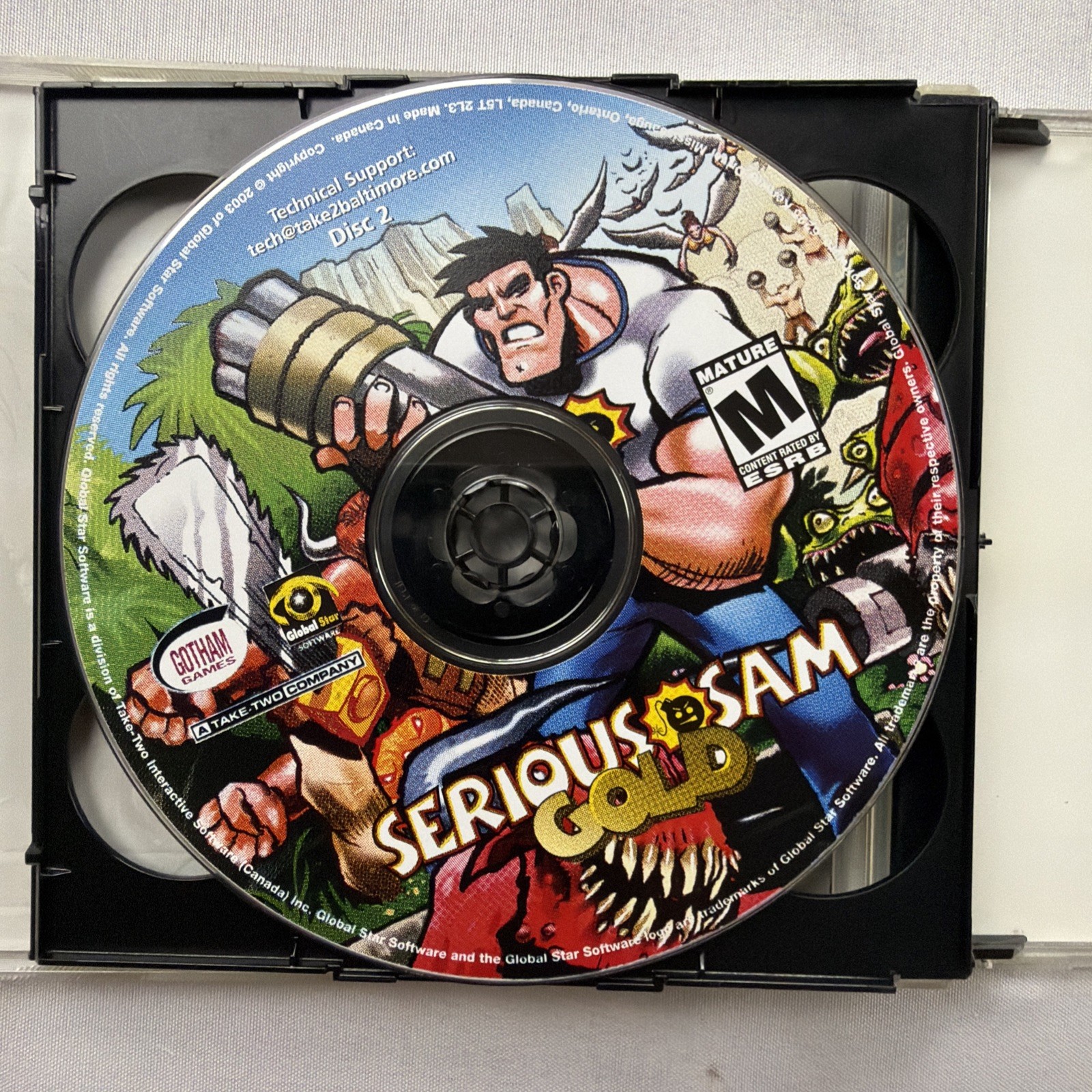 Serious Sam: Gold (PC, 2003) USA VERSION! AUTHENTIC!