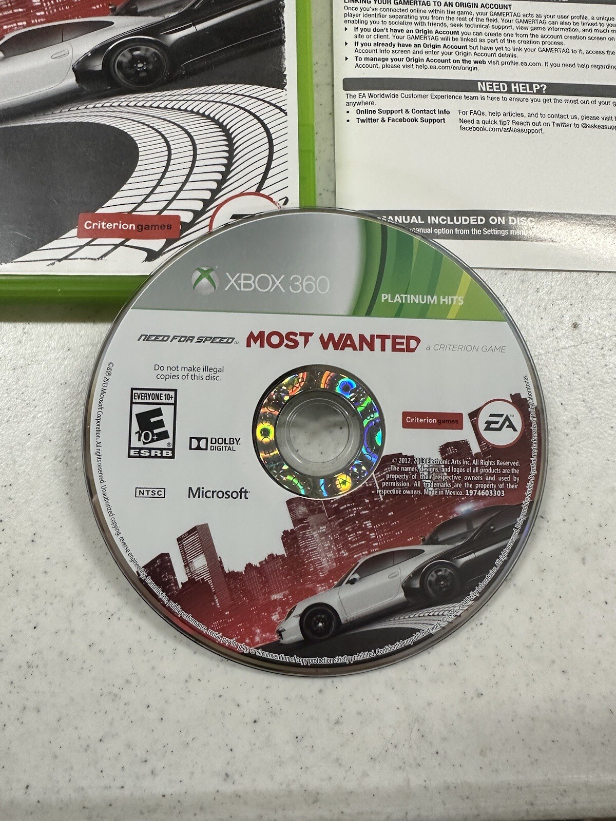 ⚡️Need For Speed Most Wanted LE (Microsoft, Xbox 360) Authentic Tested Working⚡️