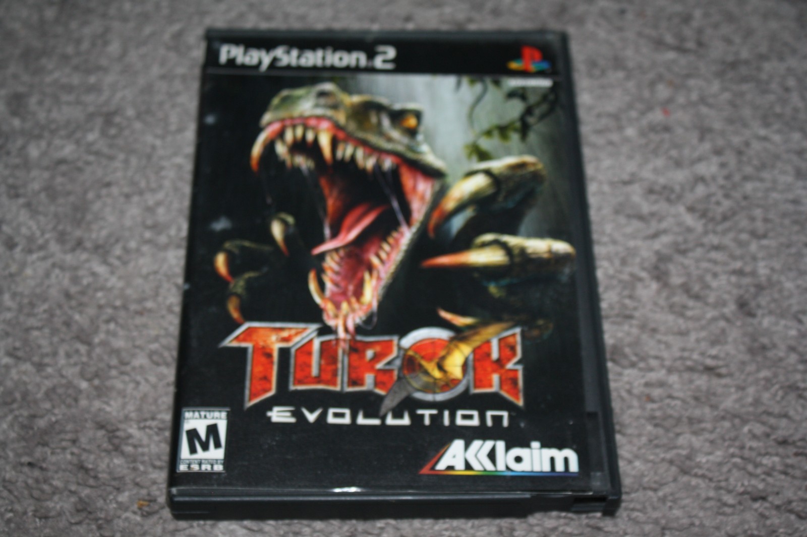 Turok: Evolution (Sony PlayStation 2, 2002) Black Label  Complete CIB w/ Manual