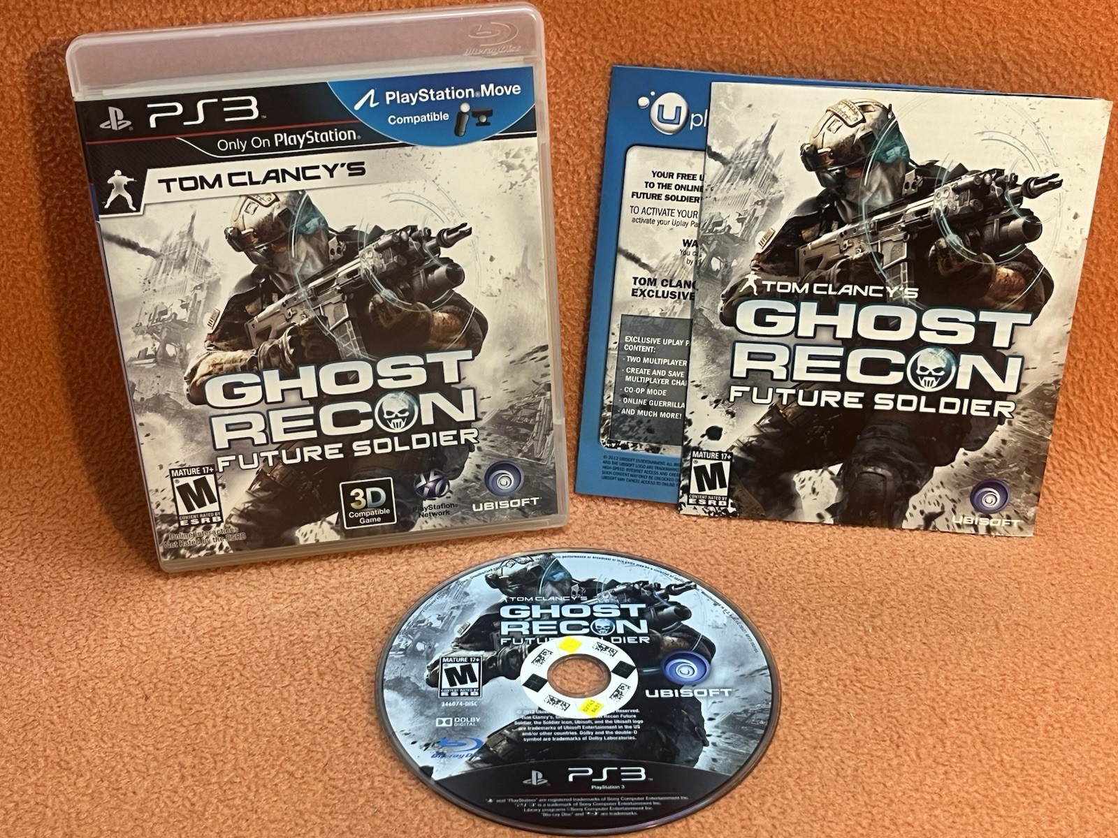 Tom Clancy’s Ghost Recon Future Soldier Sony PlayStation 3 PS3 Game Complete!