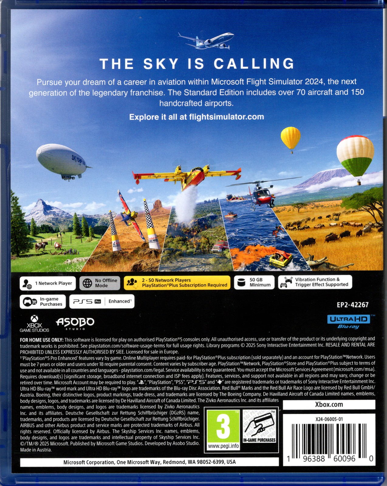 Microsoft Flight Simulator 2024 Standard Edition for PlayStation 5™