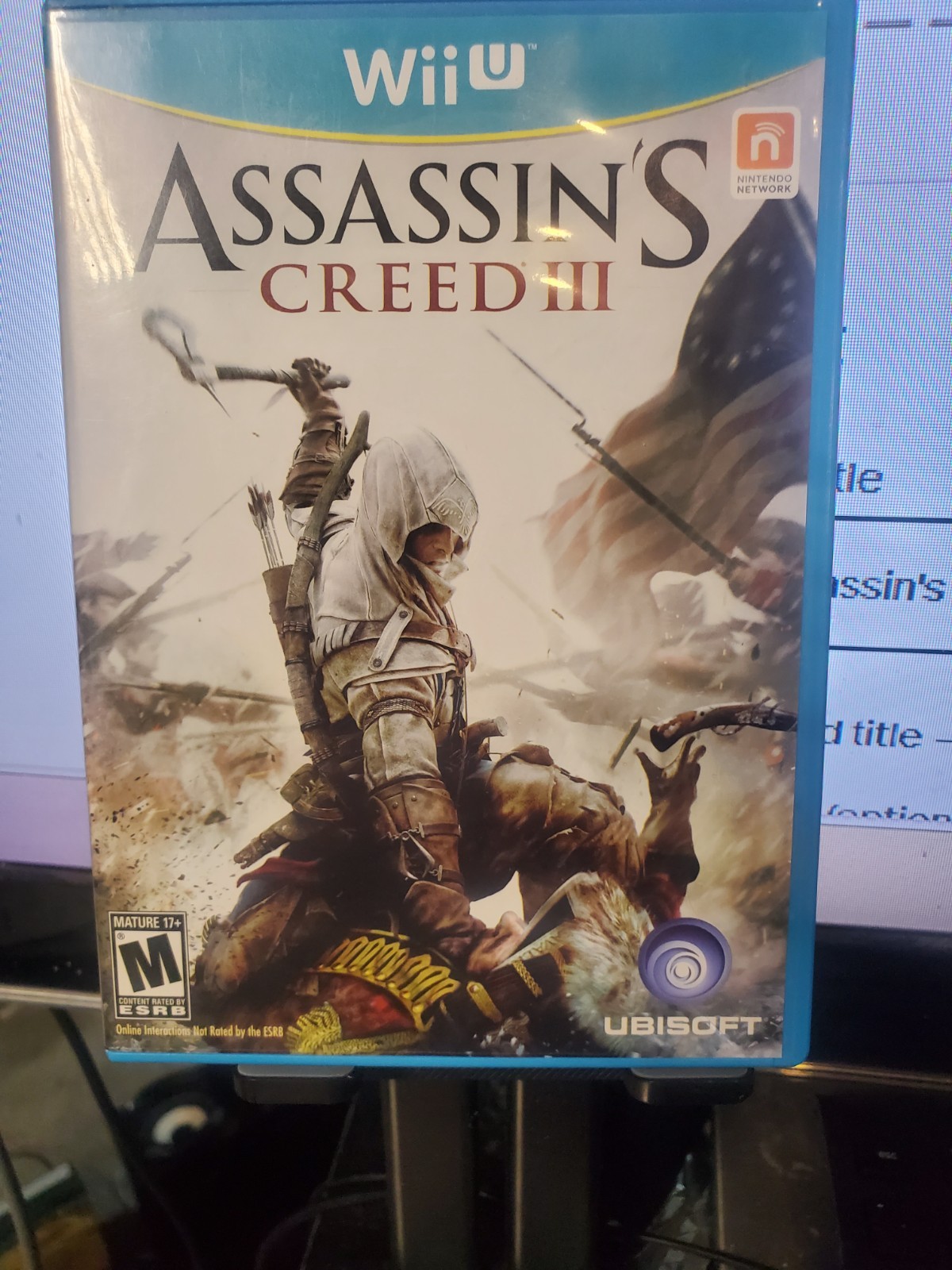Assassin’s Creed III (Wii U, 2012) NEAR MINT/ NO SCRATCHES/ COMPLETE