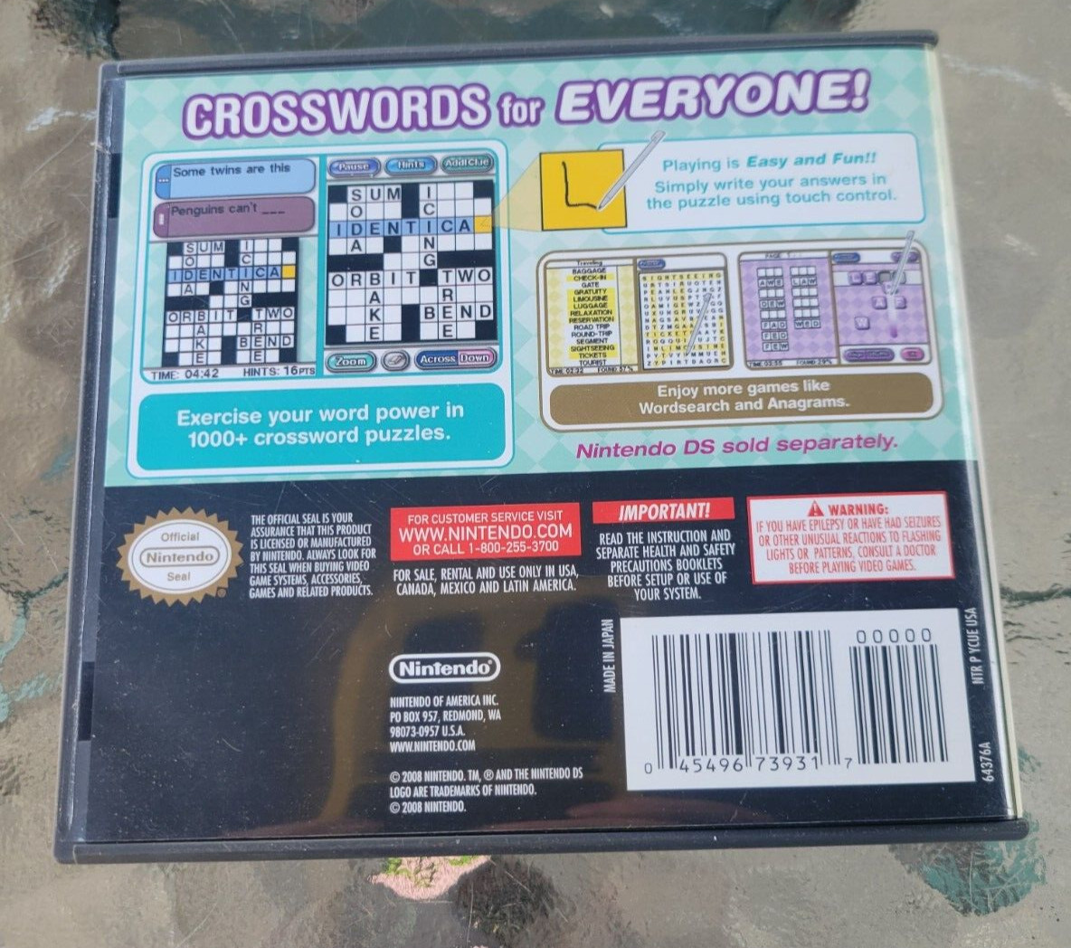 NINTENDO DS CROSSWORDS