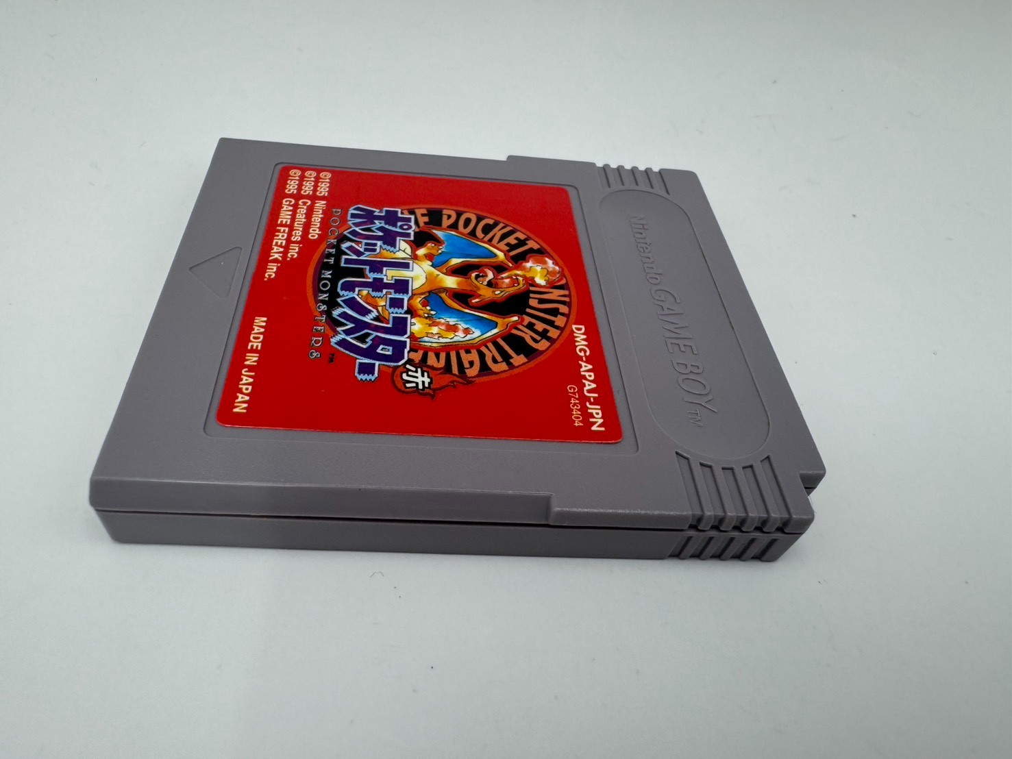 Pocket Monster Red Version Game Boy w/ Box Manual Map Japan Tested 15+