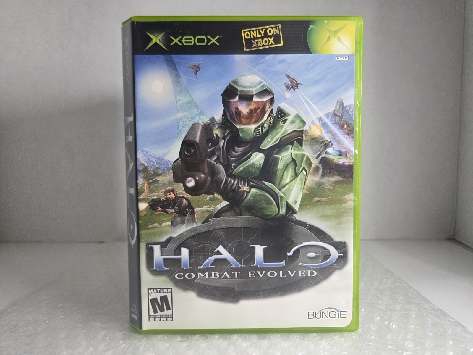 Halo: Combat Evolved Microsoft Xbox Complete In Box CIB Tested Resurfaced Bungie