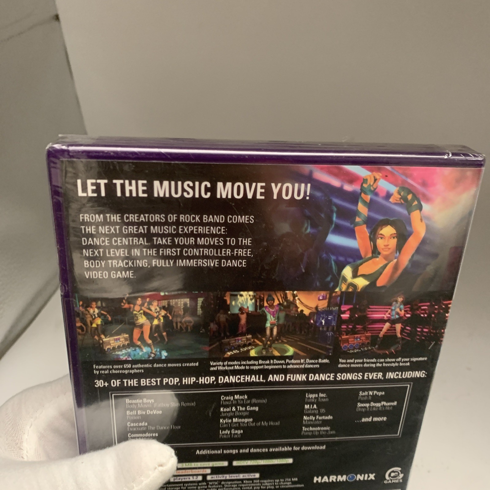 Dance Central (2010) – Xbox 360 Kinect Sensor Rhythm Music Sealed See Pics