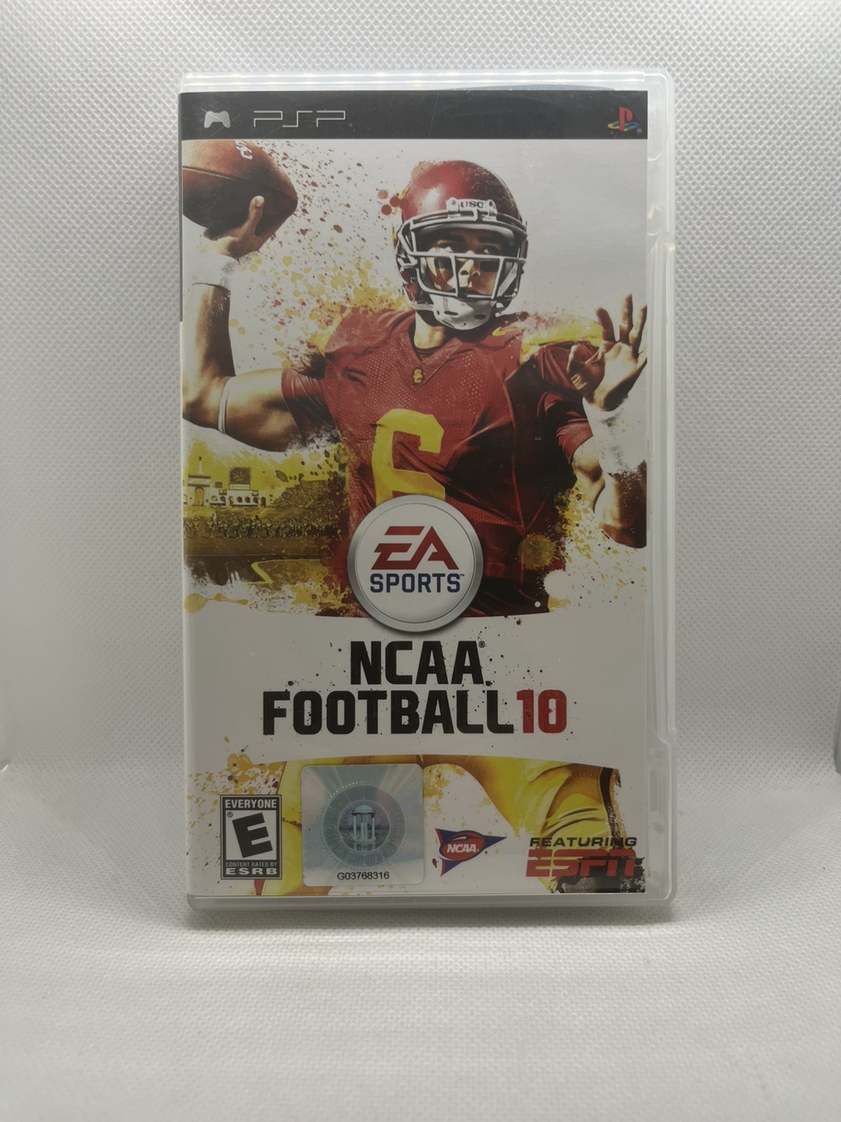 CIB – NCAA FOOTBALL 10 for PLAYSTATION PSP w/ MANUAL VIDEO GAME, AND CASE ! NICE