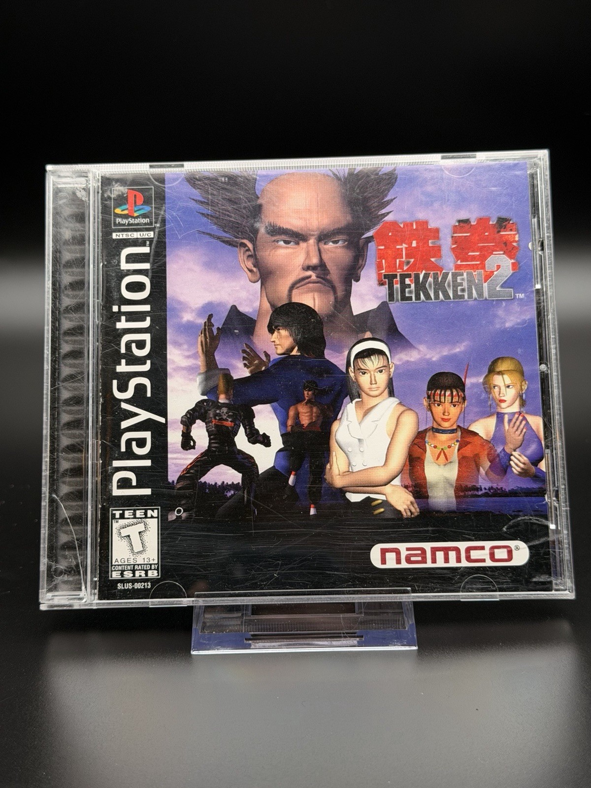 Tekken 2 (Sony PlayStation 1, 1996) Black Label Complete CIB Tested