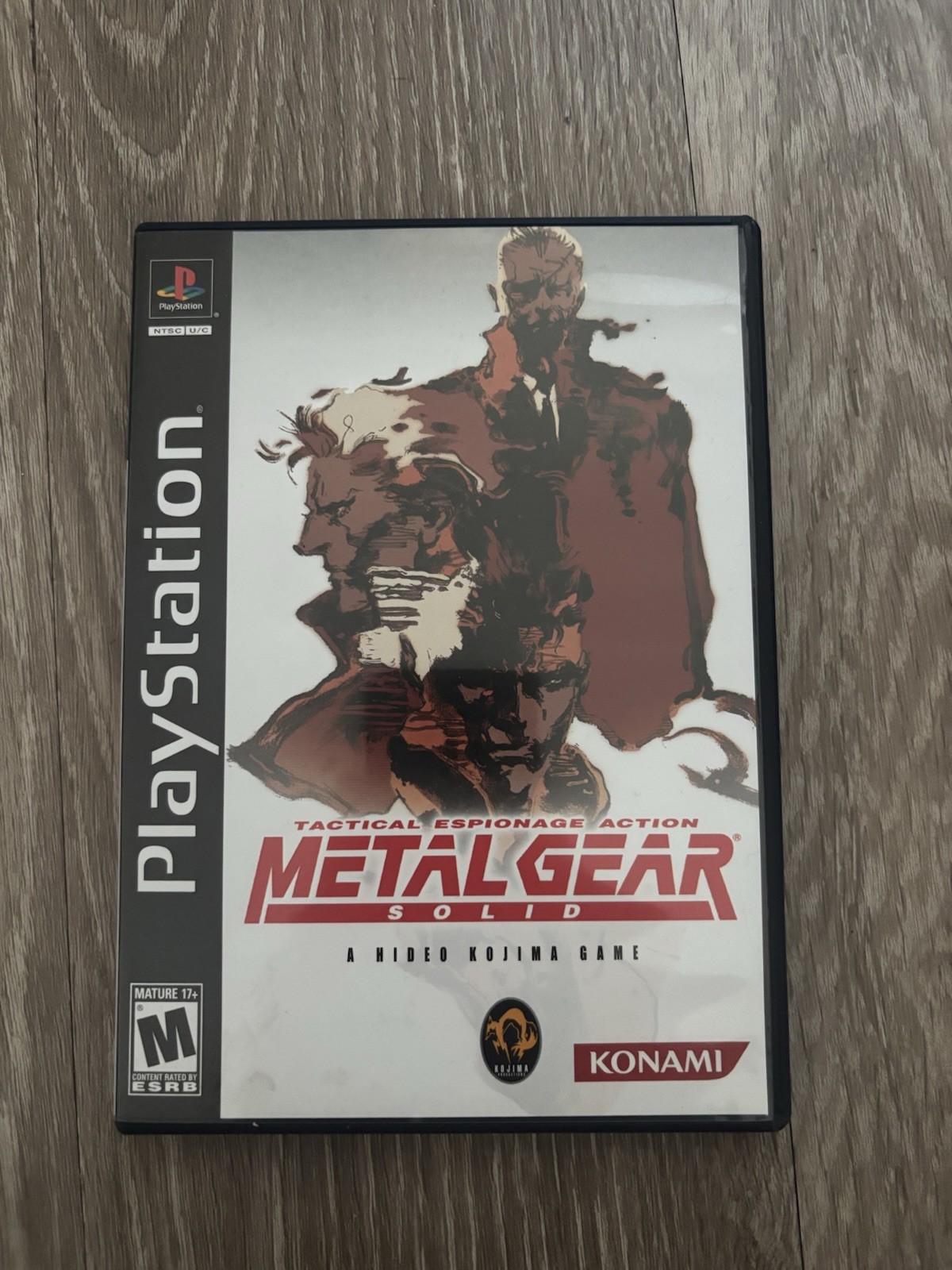 Metal Gear Solid Tactical Espionage Action (PS1) Long Box from Essential Set CIB