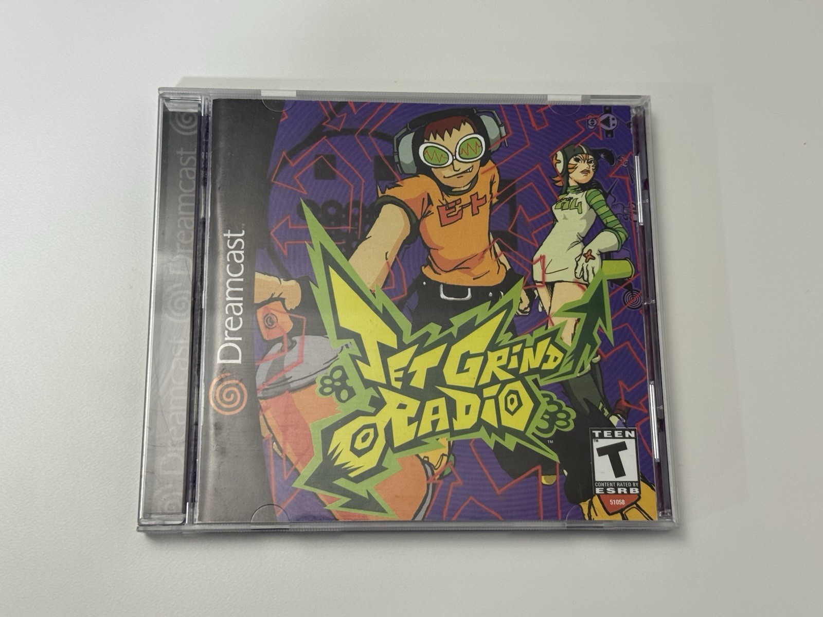 Jet Grind Radio (SEGA Dreamcast, 2000) CIB Complete with Manual Tested & Works!