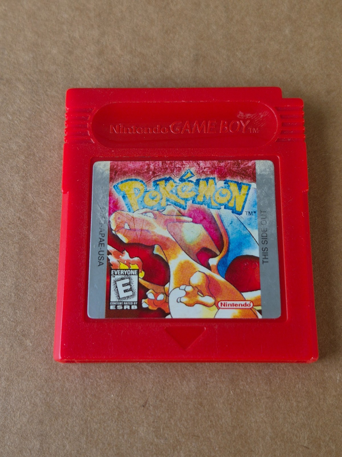 Authentic Pokemon Red Gameboy Tested & Working Saves w/ Good Battery