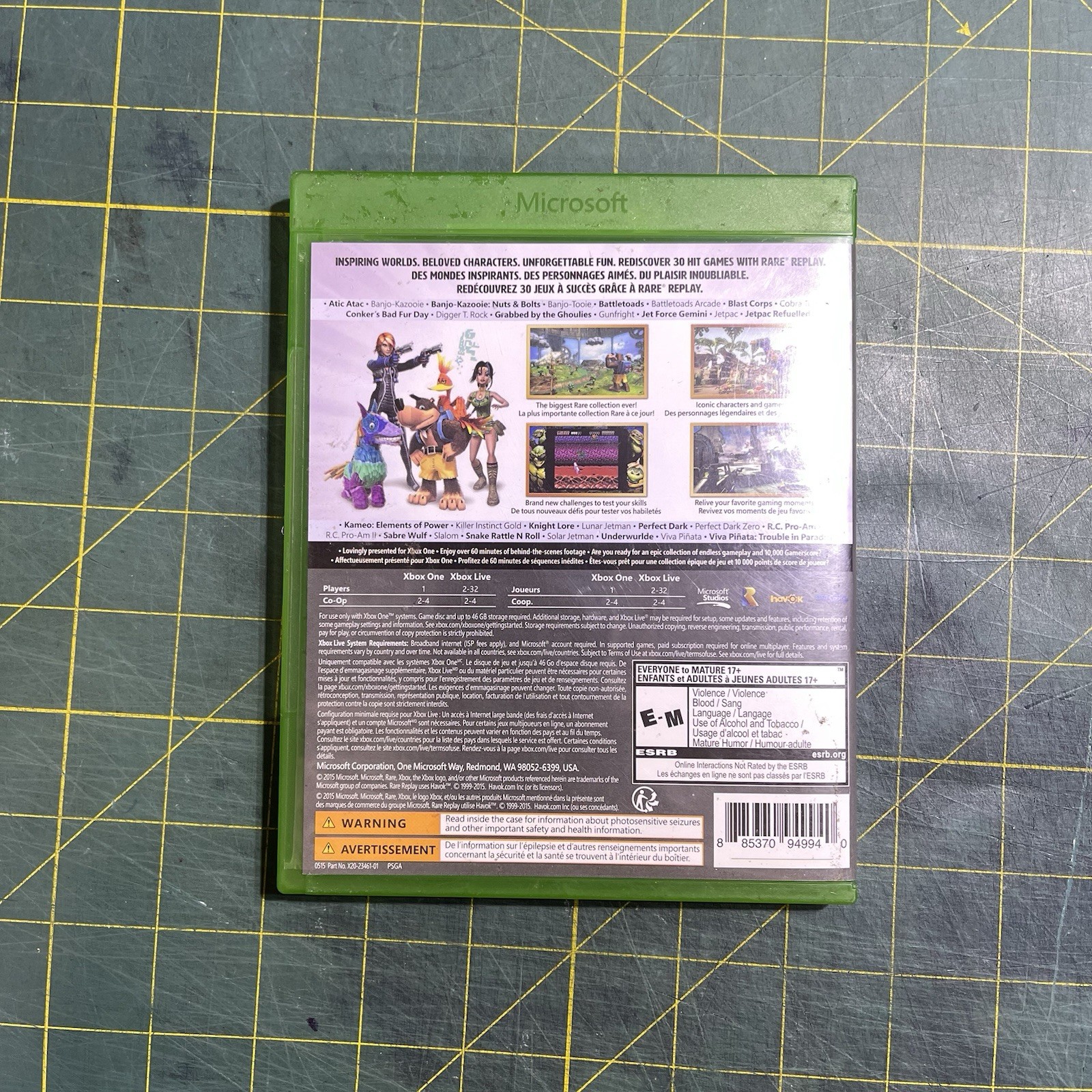 Rare Replay – Xbox One, 2017 Battletoads Conker Banjo-Kazooie Killer Instinct