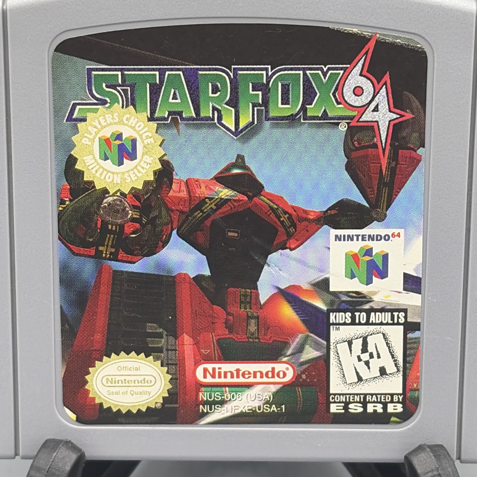 Star Fox 64 Players Choice N64 Nintendo 64 Cleaned & Tested✅ Authentic💯 NM💎