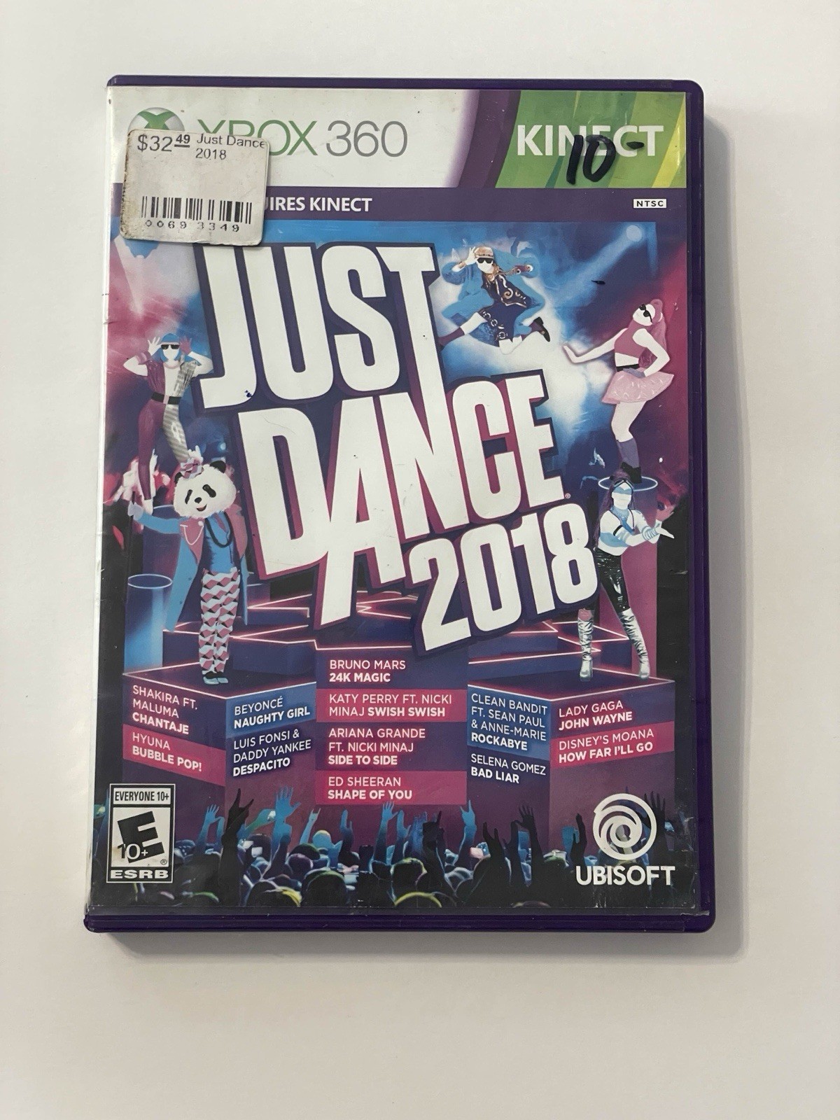 Ubisoft Just Dance 2018 Xbox 360 Kinect Compatible Music & Dance 2017