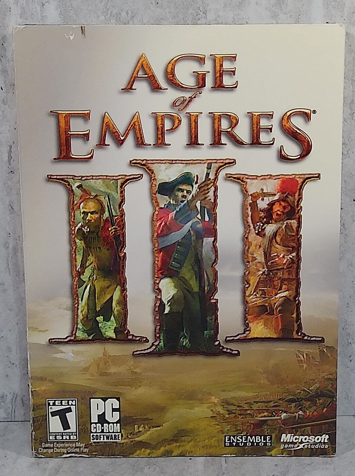 Age of Empires III 3 PC CD-ROM Real-Time Strategy RTS Microsoft Game Studios