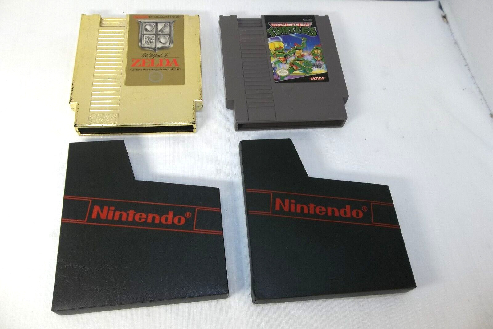 Nintendo Legend of Zelda and Teenage mutant ninja turtles games