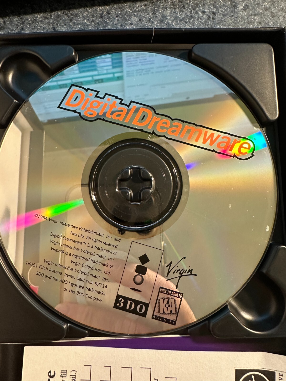 Digital Dreamware: A Hypnotic Visual Trip – 3DO – Complete in Box (CIB)