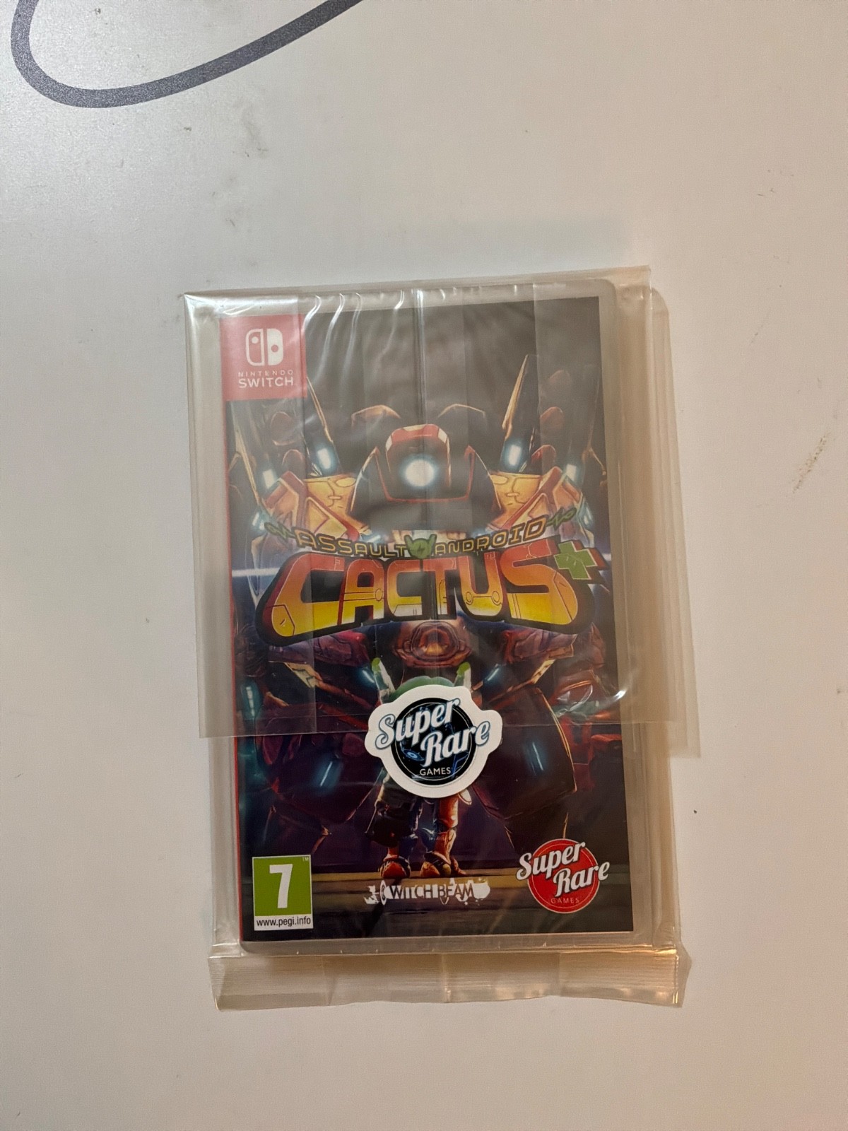 Assault Android Cactus (Nintendo Switch, Super Rare #28) Factory Sealed