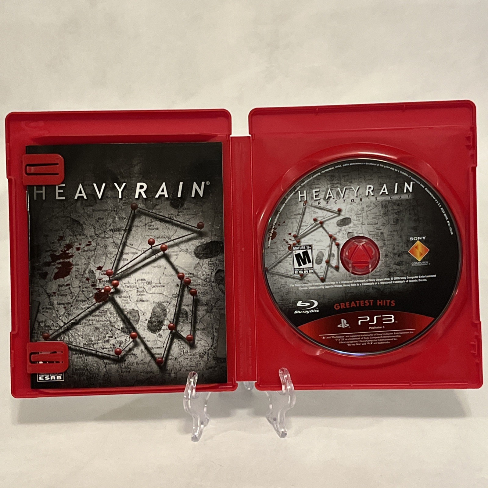 Heavy Rain – Director’s Cut (Sony PlayStation 3, 2011) CIB – Pristine Condition