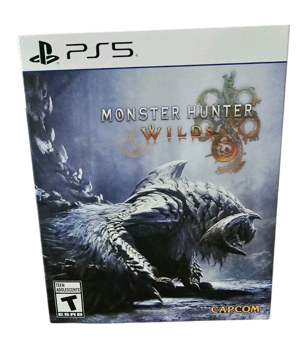 Monster Hunter Wilds [Steelbook Edition] (Sony PlayStation 5 PS5, 2025) Mint
