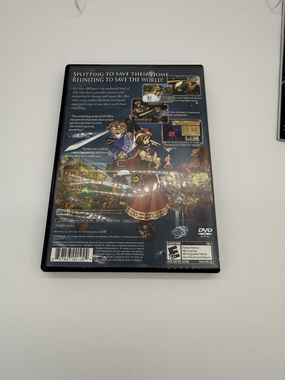 Atelier Iris 2: The Azoth of Destiny (Sony PlayStation 2, 2006) Complete CIB