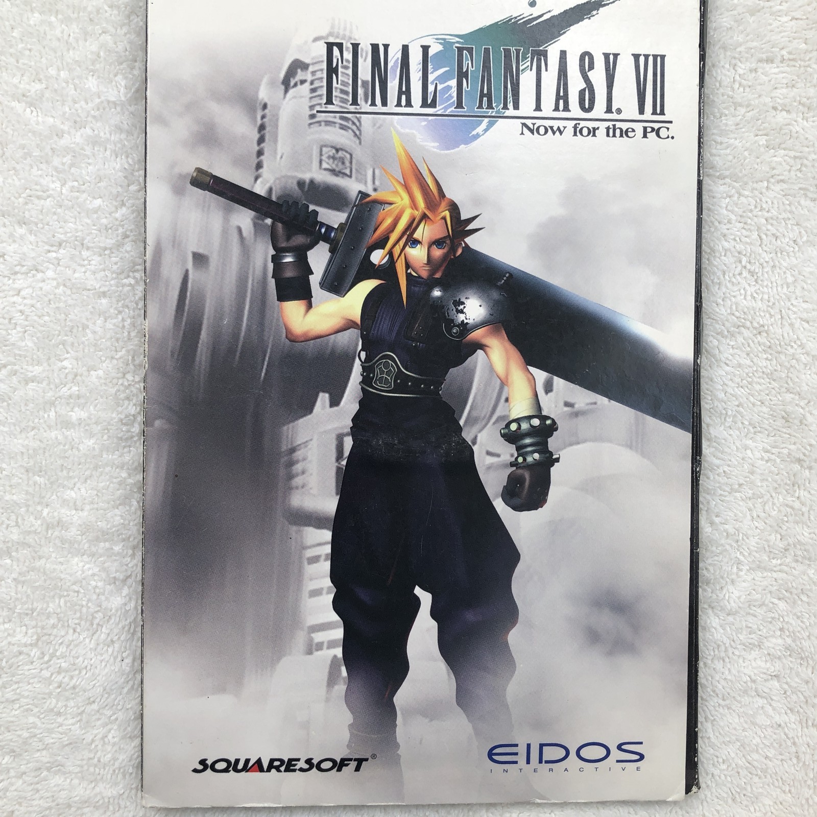 Final Fantasy VII 7 PC CD-ROM Game Squaresoft Eidos Interactive Complete