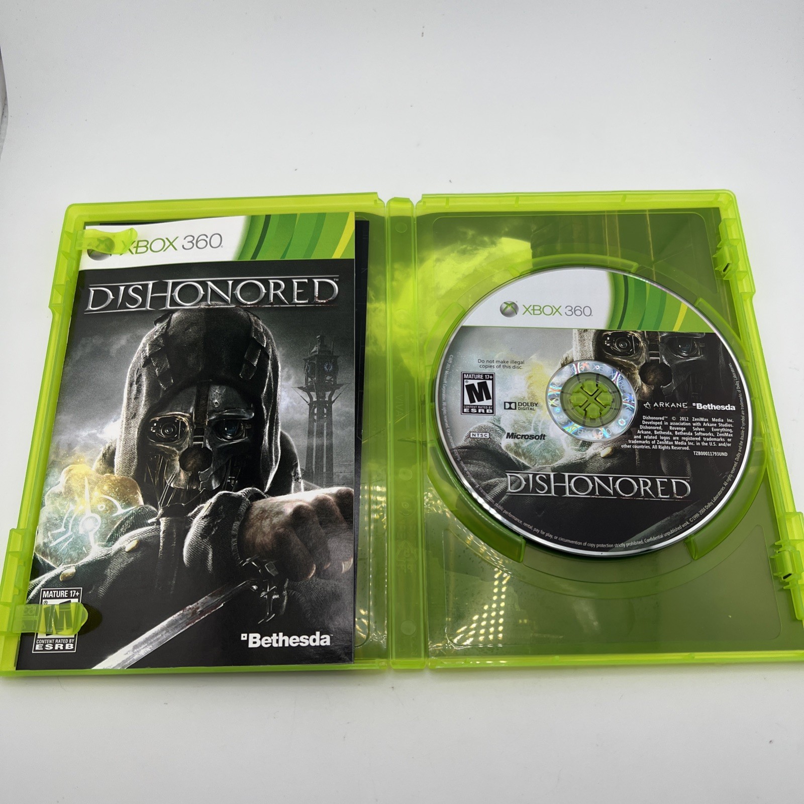 Dishonored (Microsoft Xbox 360) CIB – Tested & Working NICE!