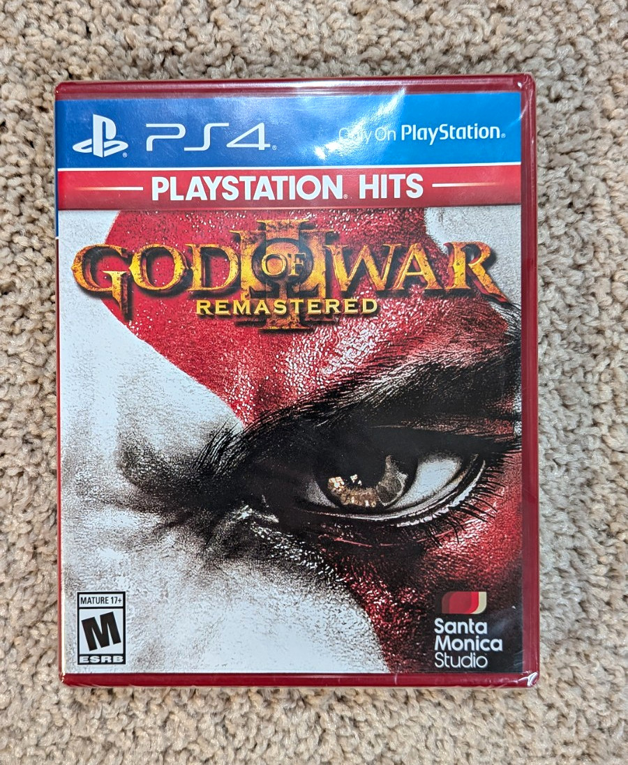 God of War III Remastered Sony PlayStation 4 PS4 PlayStation Hits 2015 SEALED