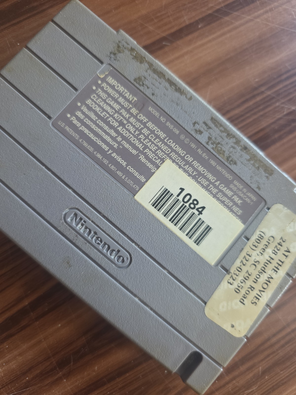 Tecmo Super Bowl Football Super Nintendo SNS Original Game