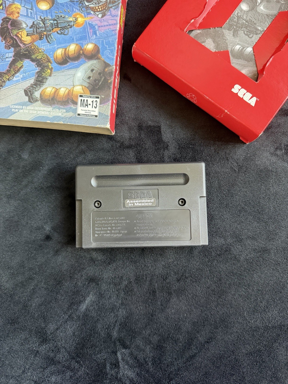 Sega Genesis Contra Hard Corps Complete in Box, Tested