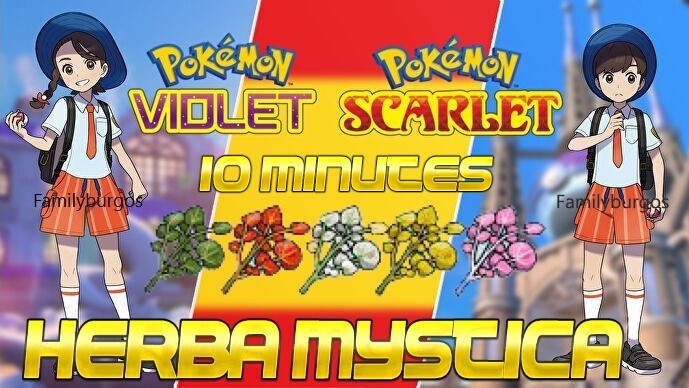 Pokemon Scarlet and Violet | Herba Mystica:Sweet | Bitter | Salty | Sour | Spicy